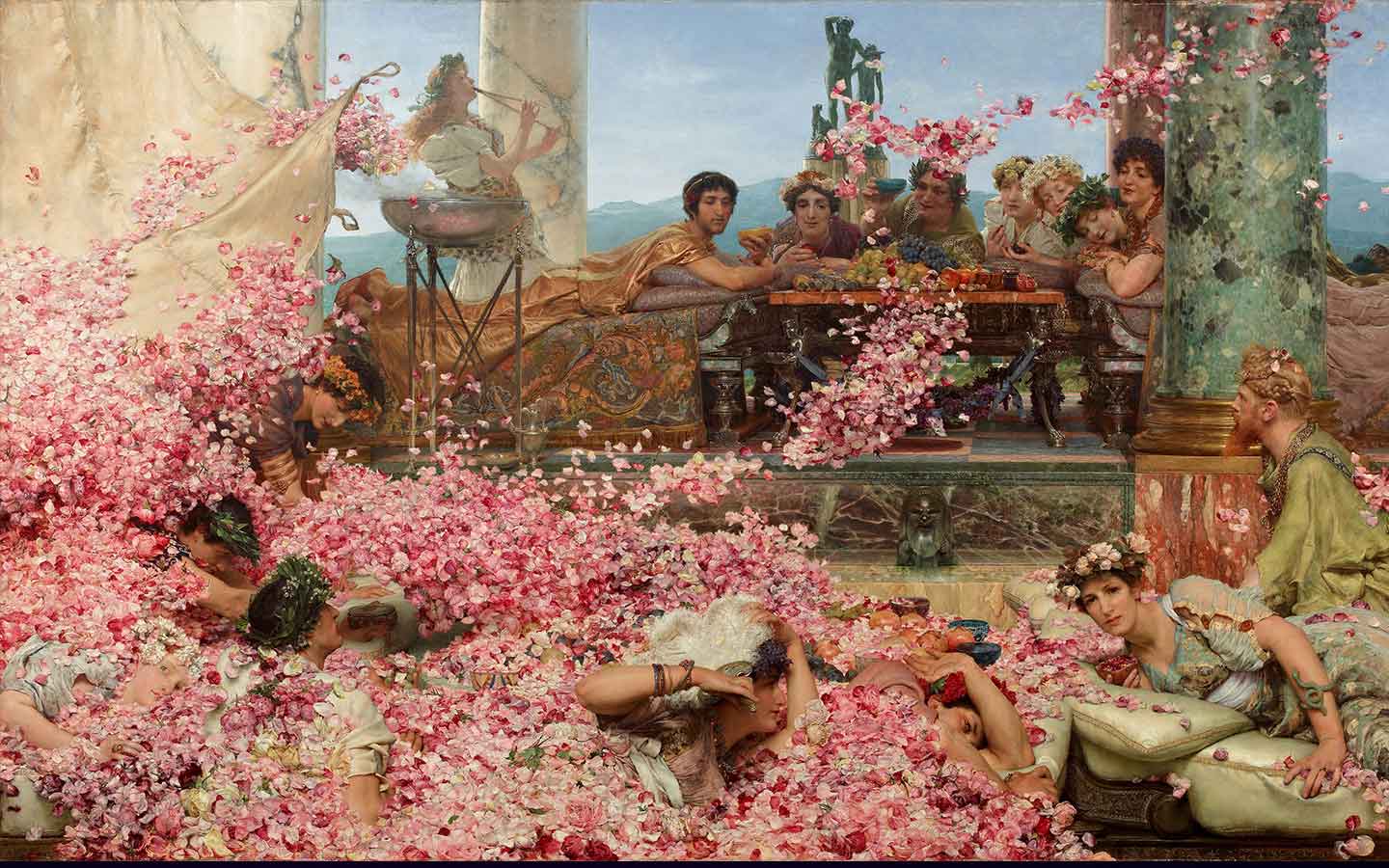 The Roses of Heliogabalus by Sir Lawrence Alma-Tadema
